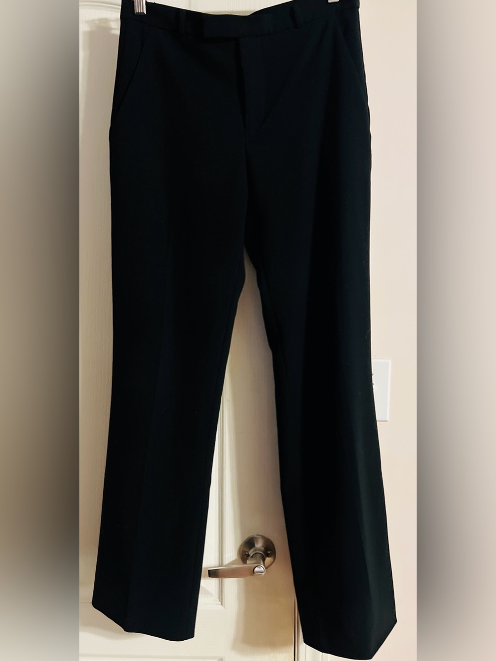 Club Monaco Black Wool Blend Dress Pants